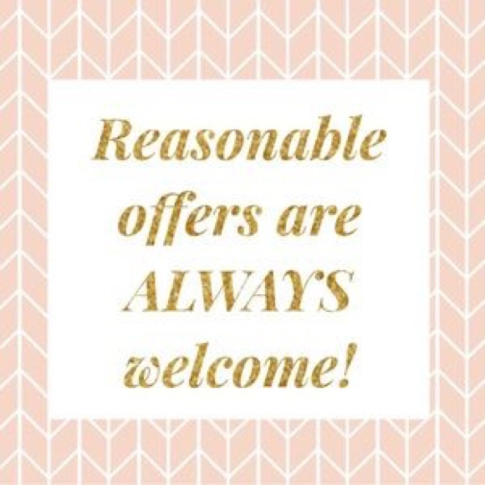 Reasonable offers welcome 💕
